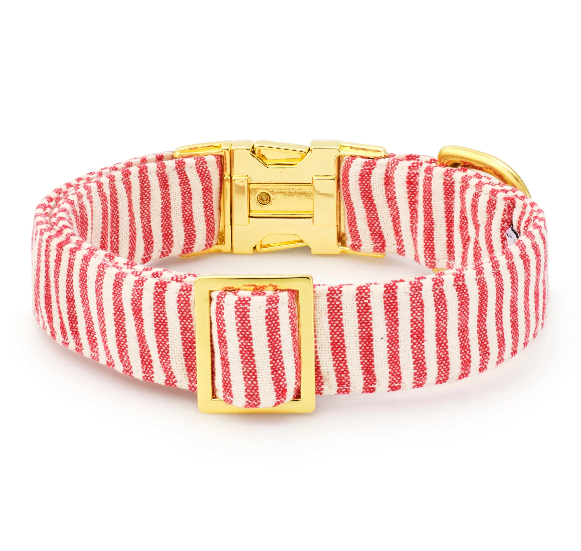 Red Stripe Dog Collar