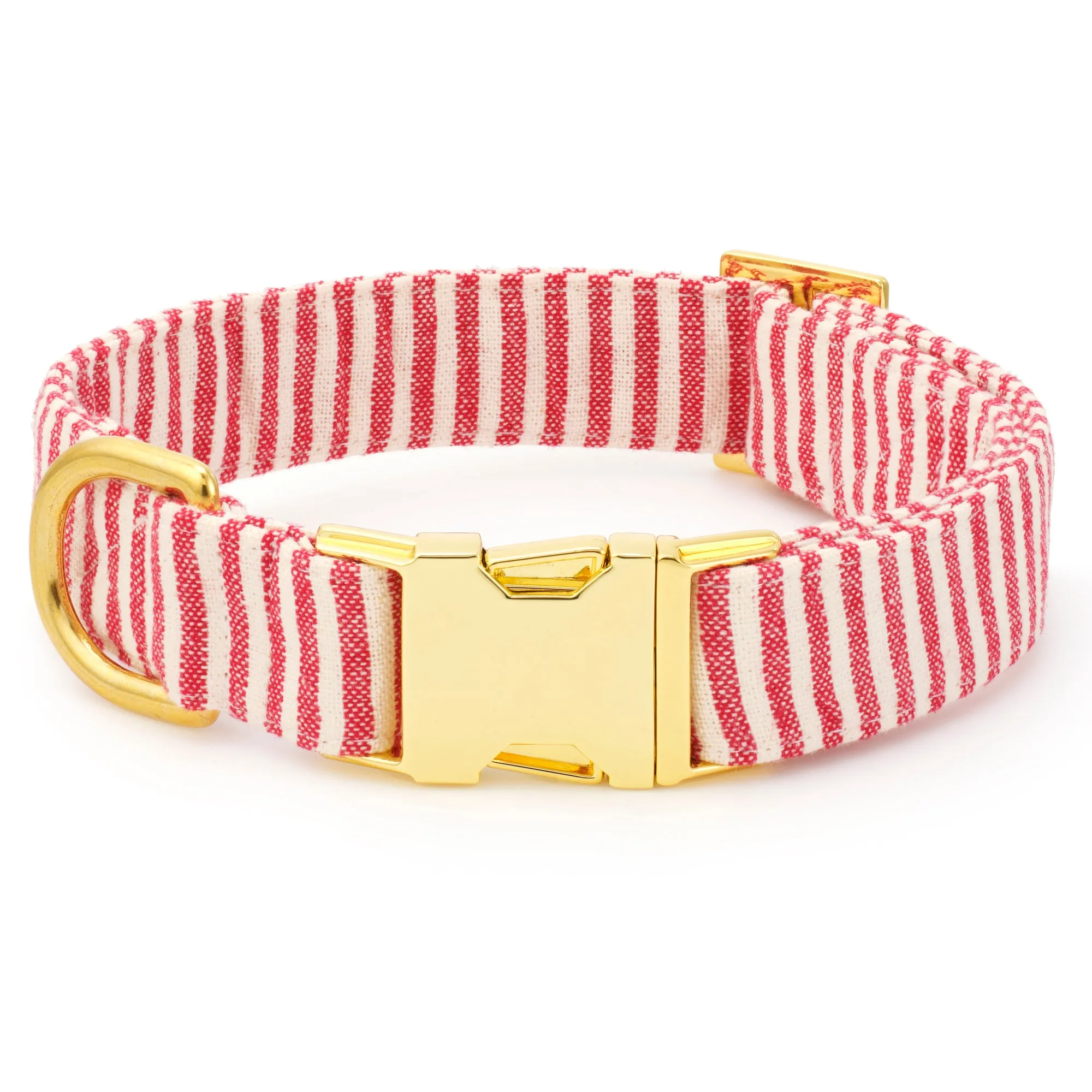 Red Stripe Dog Collar