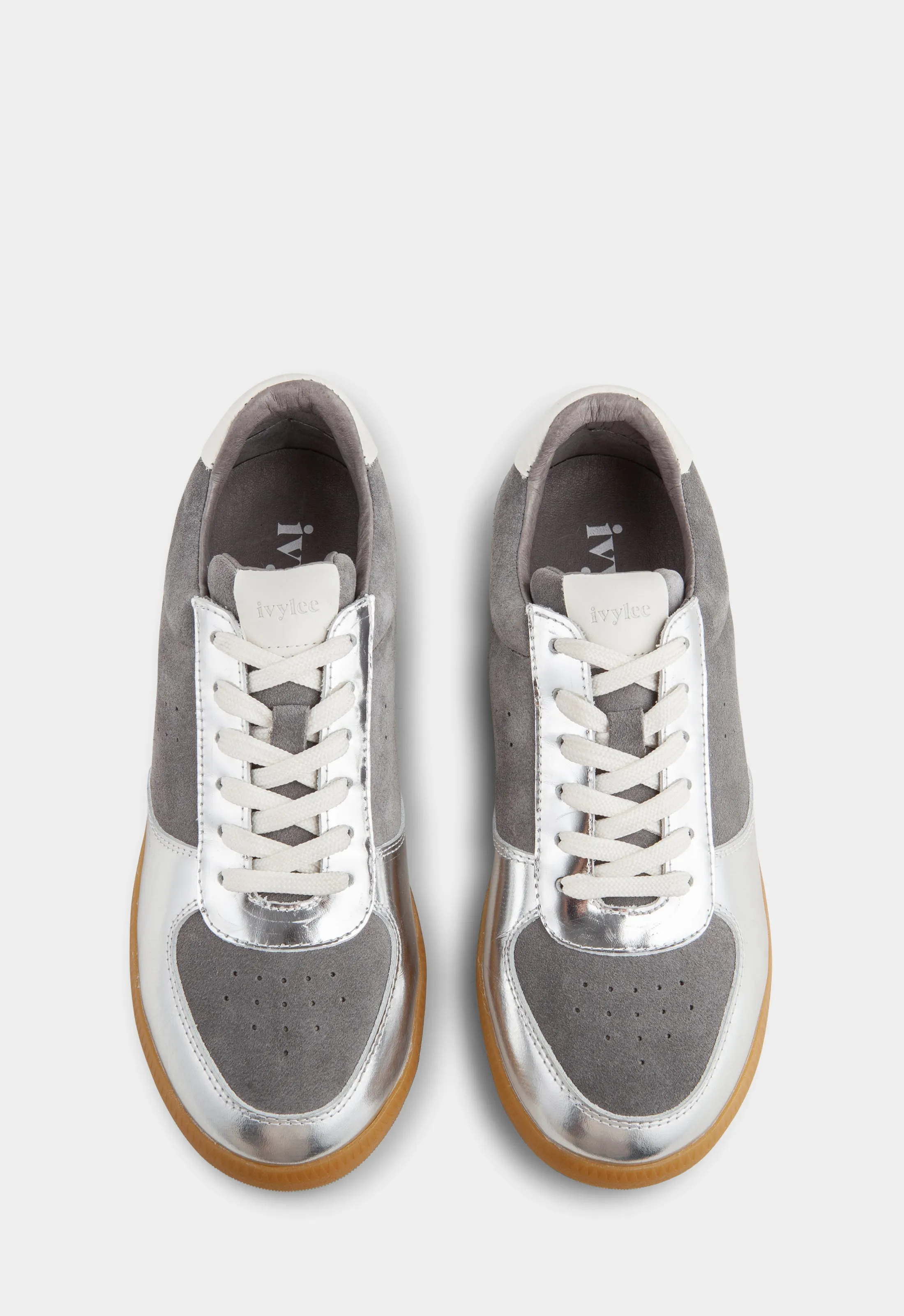 Robin Suede - Silver/Grey