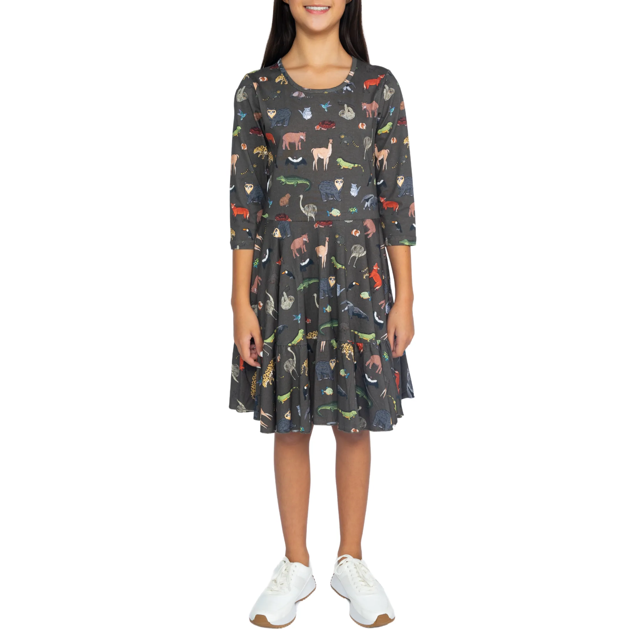 Safari Kids Twirl Dress with Frill