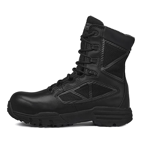 Tactical Research Chrome TR998Z WP 8" Waterproof Side-Zip Composite Toe Boot