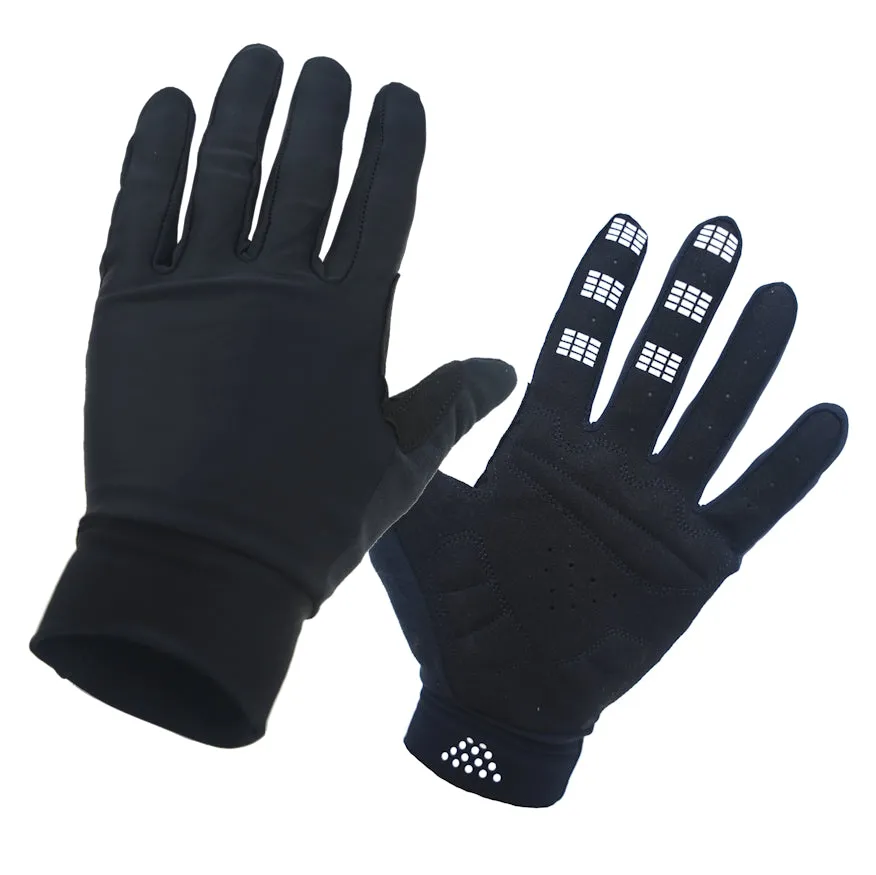 The Black Long Finger Gloves