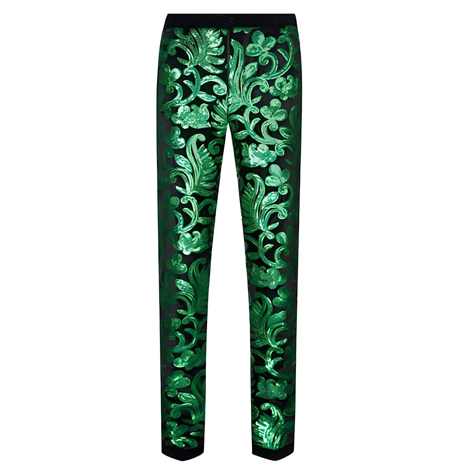 The Lexington Sequin Slim Fit Dress Suit Pants Trousers - Multiple Colors