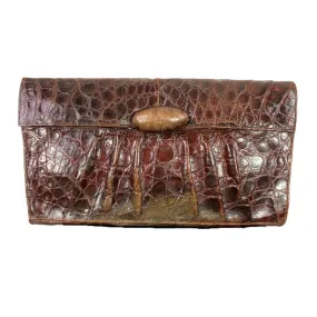 Vintage Alligator Clutch