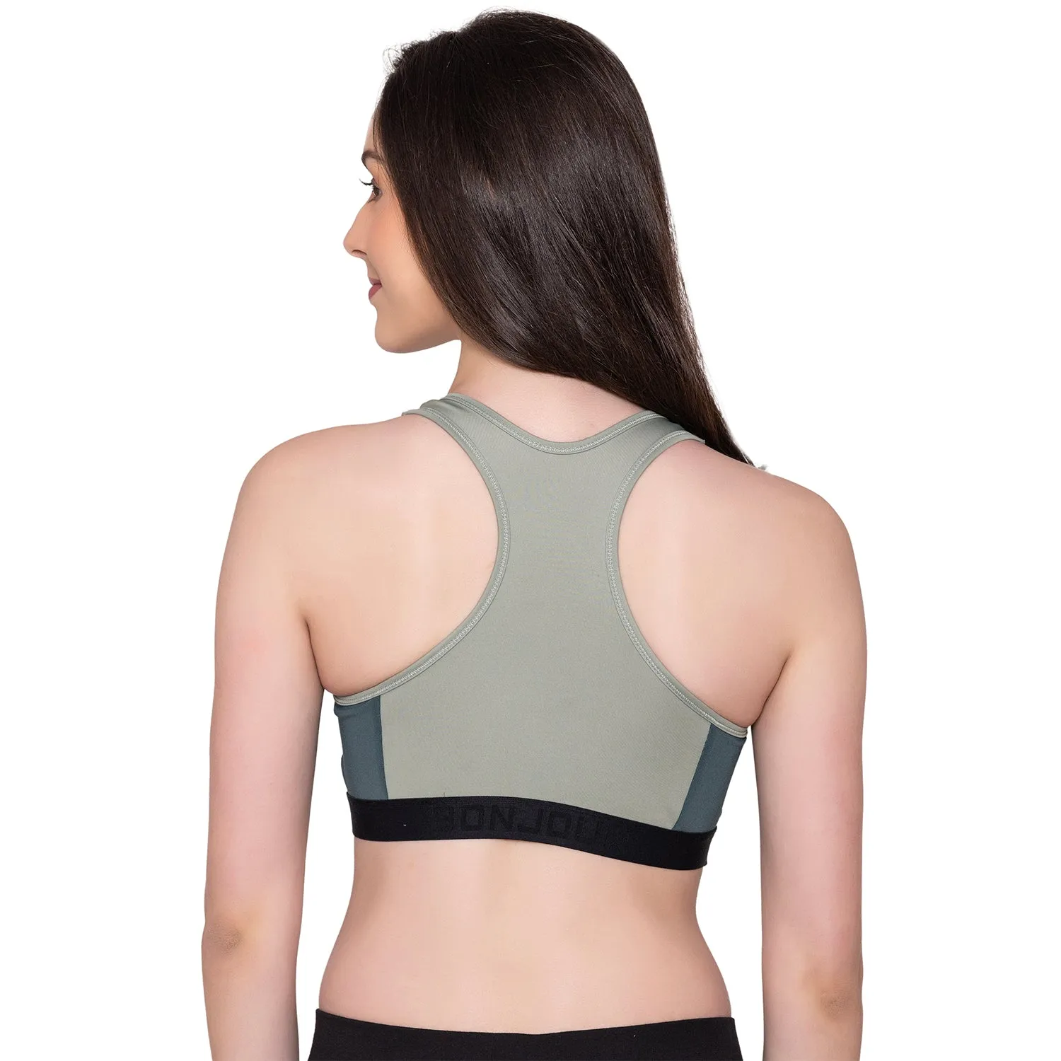 Women's Wirefree Padded Full Coverage Sports Bra - Mint Green