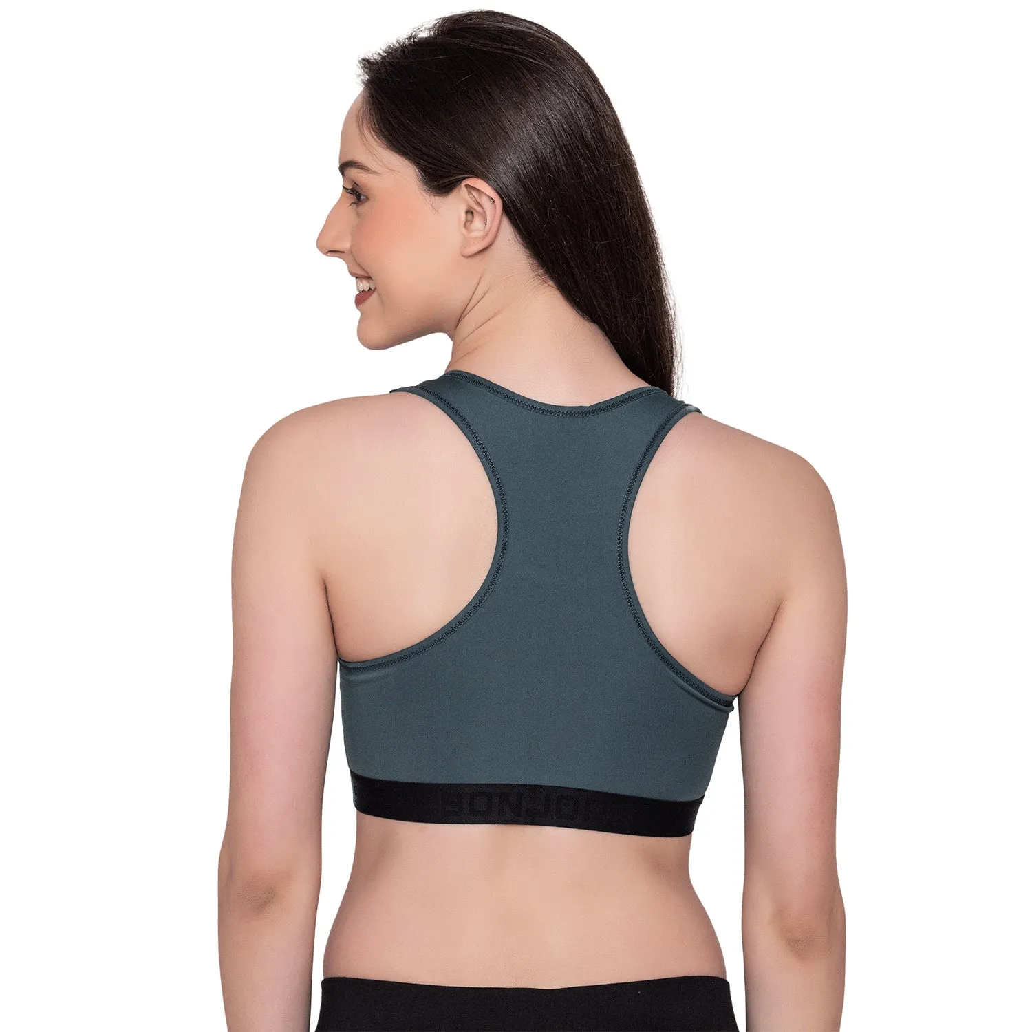 Women's Wirefree Padded Full Coverage Sports Bra - Olive